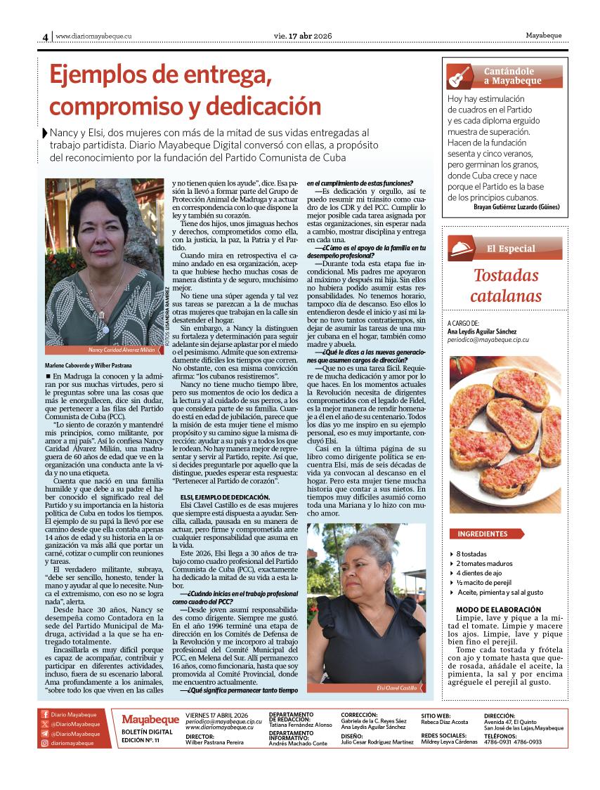 DiarioMayabeque's tweet image. Íntimamente ligado al concepto de #cuadro, está el de la #capacidaddesacrificio de demostrar con el propio #Ejemplo las verdades y consignas de la #Revolución.
#JuntosPorMayabeque