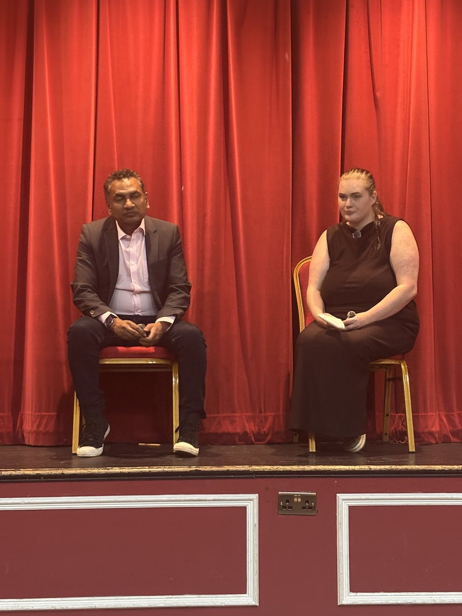 claire_adams694's tweet photo. Oldham last night was powerful, emotional, and long overdue.

Thank you to everyone who came. The people of Oldham were exactly what you expect from a proud northern town: hardworking, decent people who love where they are from and are sick of watching their town be failed by those meant to represent and protect them. That anger in the room was real, and after everything now on record about serious failings in Oldham, it is fully justified.

Survivors spoke with courage. Jamie-Leigh Jones shared her experience. Mohammed Nadeem spoke about the abuse he suffered as a young boy and the impact it has had on his life. Adam Wren from Open Justice UK brought clarity and challenge. Raja Miah who has campaigned for Oldham for years, spoke with real authority and helped cut through the policy jargon and spin. Fiona set out what the inquiry could and should deliver.

There is no wonder Oldham is included in the grooming gang inquiry. People here have felt ignored for far too long. The failures in Oldham are not imagined, and the community knows it. That is why the demand for accountability is so strong, and why those in positions of power, from the council upwards, have serious questions to answer.

We look forward to bringing Let’s Talk About Child Sexual Exploitation to Hull on May 15th.
@fionagoddarduk 
@recusant_raja 
@aswren 
@OPENJ_UK