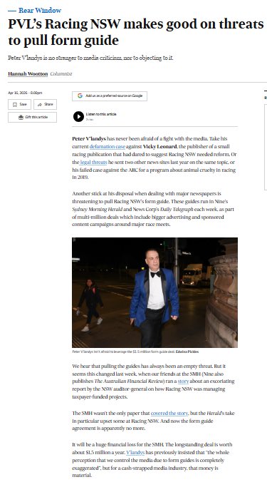 Thompson Thoroughbreds Australia tweet media
