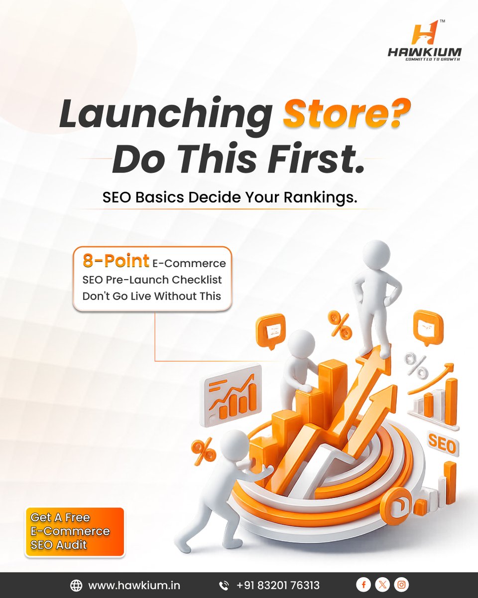 Hawkiumdm's tweet photo. 🔑 Launching an online store? Ensure you get the SEO basics right before going live! It’s key to ranking and driving traffic to your store. 🚀

🔗 Learn more: https://t.co/lWvAqmelOw

#EcommerceSEO #SEO #OnlineStore #SEOExperts #SearchOptimization https://t.co/8zP4G9IunK