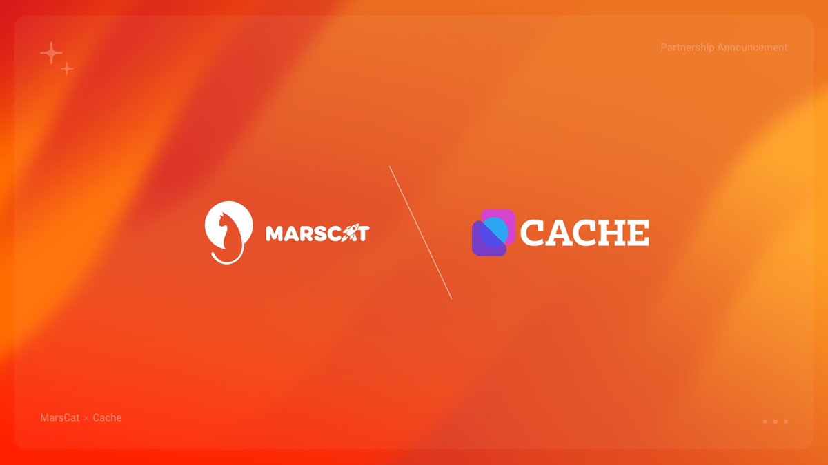 MarsCat_Global's tweet photo. 🐾🤝
@MarsCat_Global × @CacheWallet
We’re excited to partner with #CacheWallet — a smart wallet focused on secure asset recovery and long-term wealth protection.
#CacheWallet introduces AI-powered recovery, decentralized wills, and programmable escrow — enabling users to regain access, manage, and transfer digital assets across chains.
Together, we’re exploring how privacy-first infrastructure and intelligent wallets can enhance security and ownership in Web3.
#MarsCat #Web3 #Security #DeFi #Privacy #Date