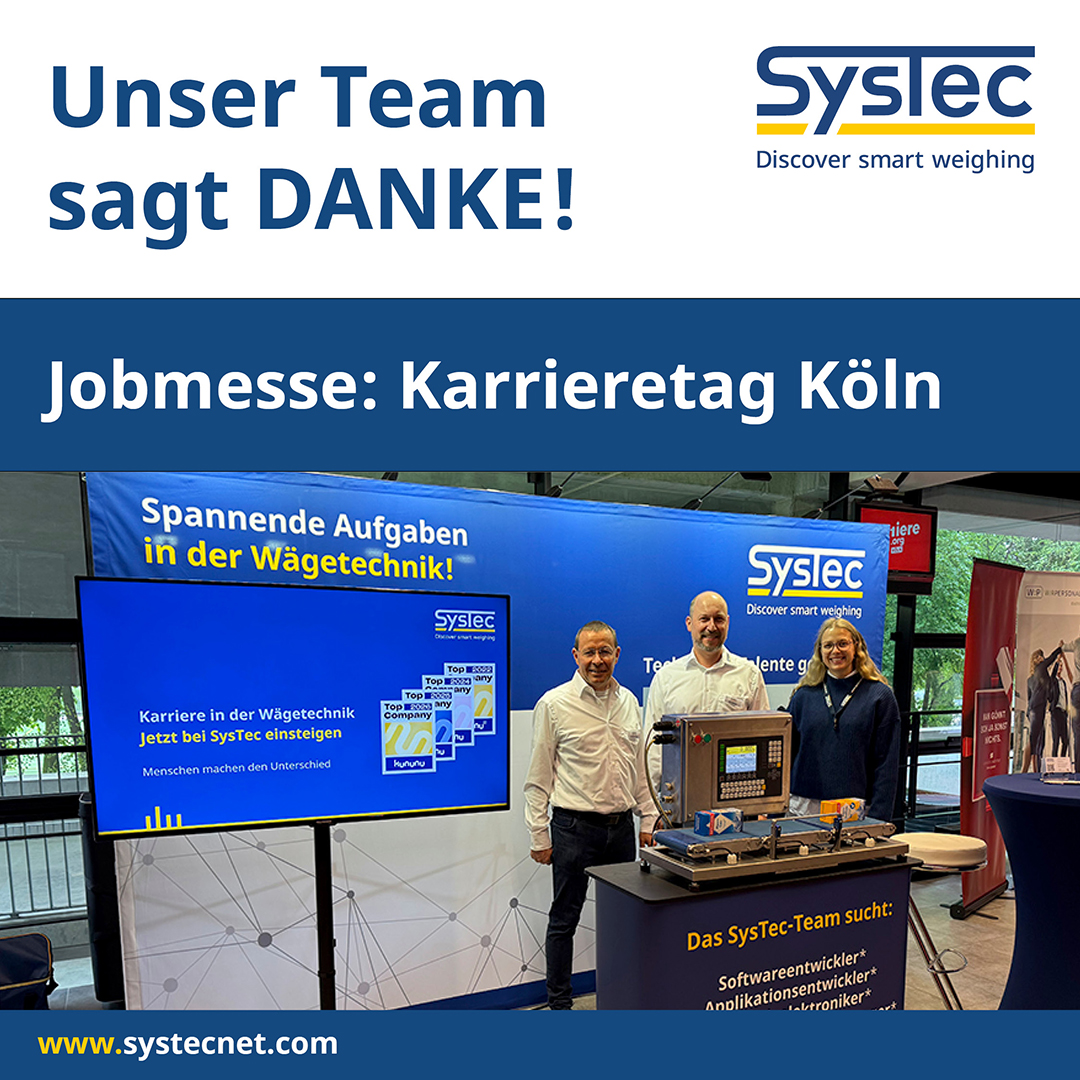 SysTec_Germany's tweet photo. Wir möchten uns herzlich bei allen bedanken, die unser Team auf der Jobmesse #KarriereTagKöln besucht haben. Mehr Infos zu unseren #Stellenangeboten: 
https://t.co/QT5pQjefQH https://t.co/O4JqoPYNjH