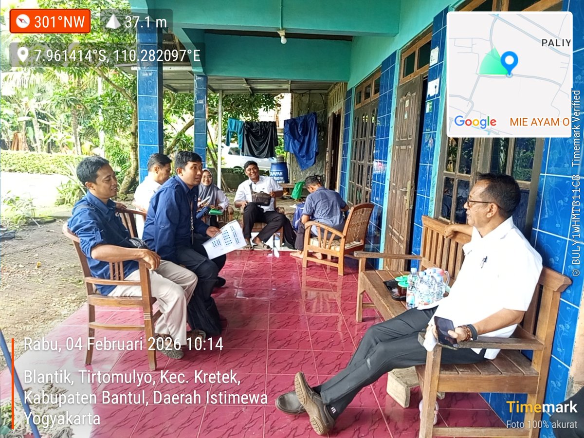 JohanYancco's tweet photo. Verifikasi Lapangan DJPB KKP bersama Penyuluh Perikanan, Dinas Kab. Bantul, Pemdes &amp; KDMP Pengajuan Bantuan Program Prioritas Nasional Tematik Bioflok di KDMP Tirtomulyo Kapanewon Kretek-Bantul
#KKP #DJPB #BPPSDMKB #PUSLUH #BRPBATPPbogor https://t.co/ZkWa6IvbvD
