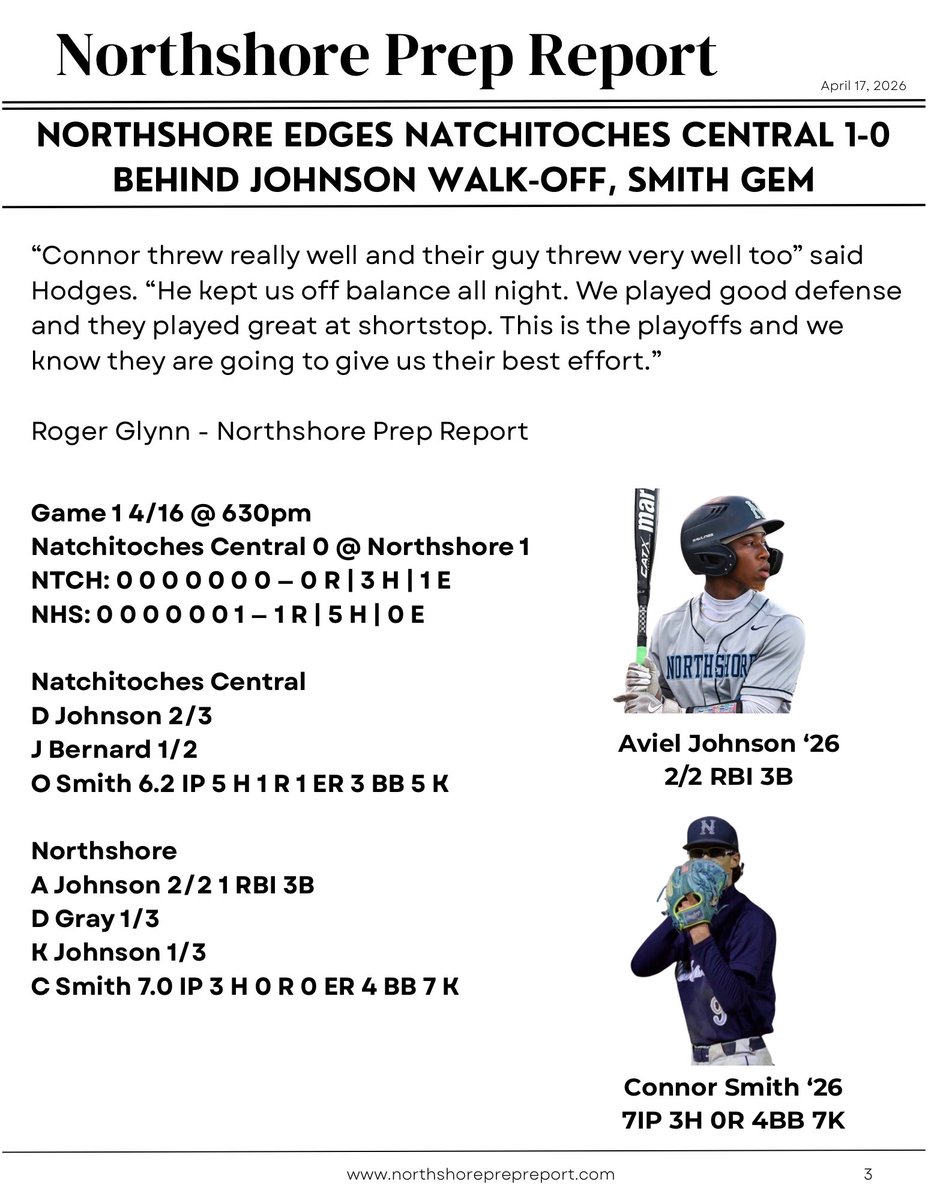 Northshore Prep Report tweet media