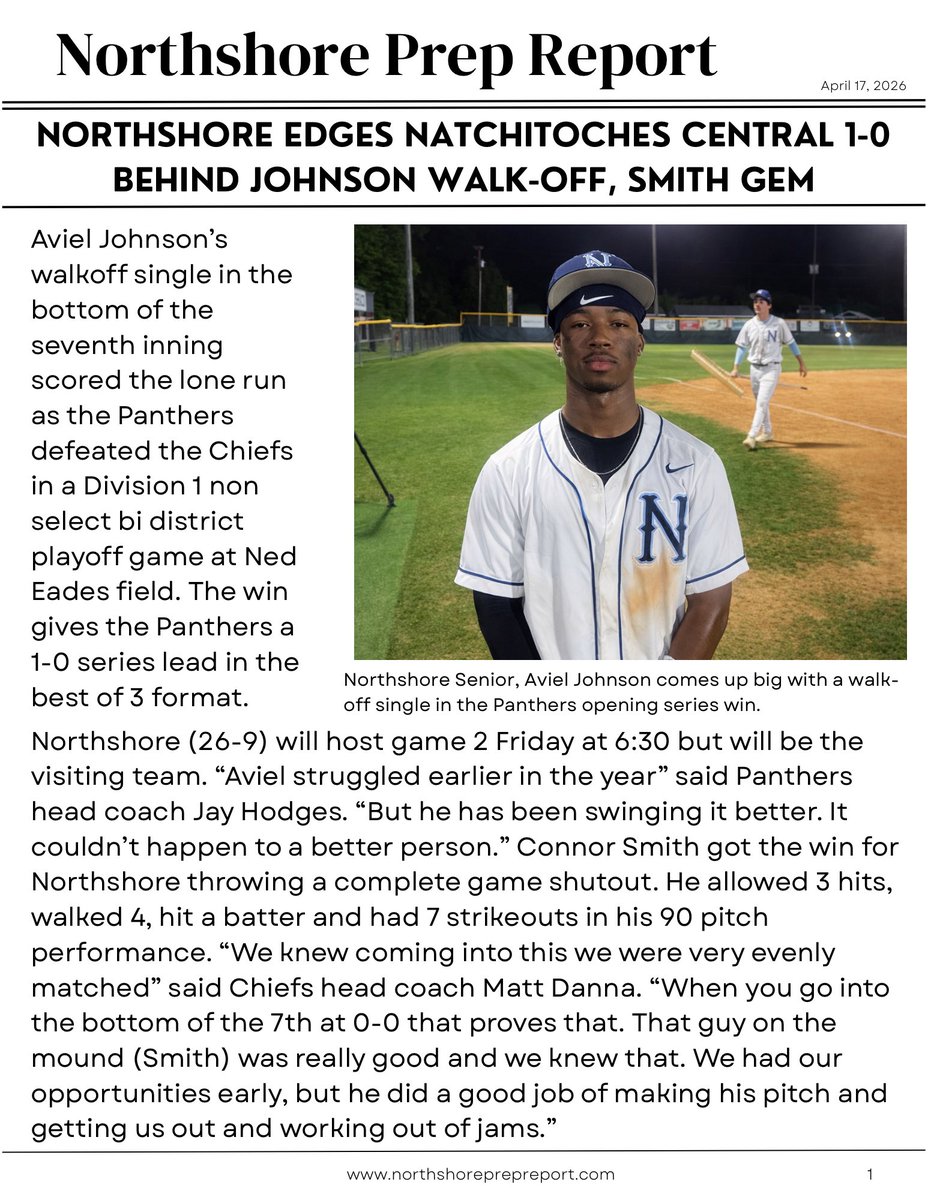 Northshore Prep Report tweet media