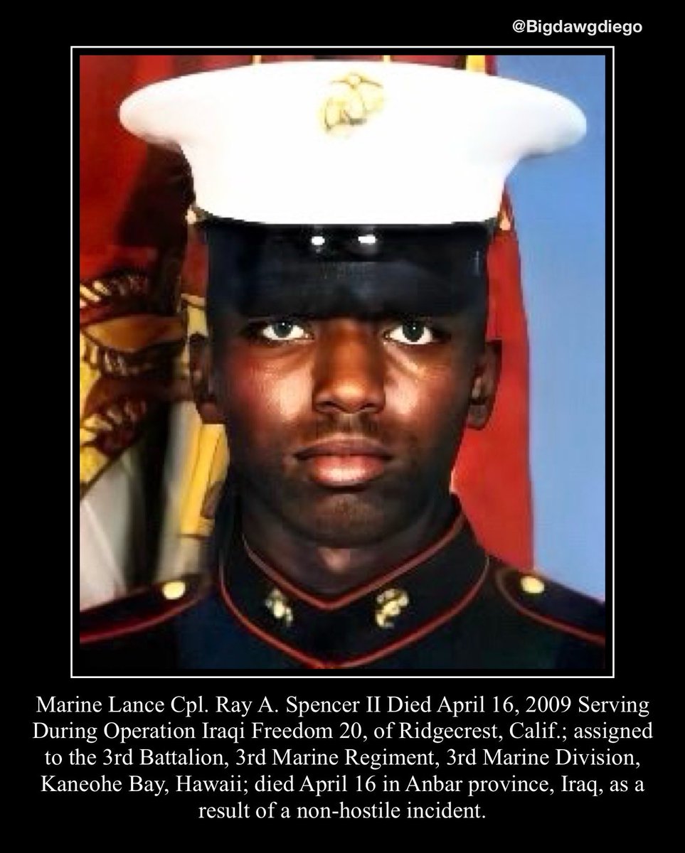 bigdawgjdub's tweet image. "They say no man is truly Dead until he is
Forgotten, so Today I say your name so you are not."
#nooneleftbehind #rememberthefallen #warrior #usmc #marines #3rdbattalion3rdmarineregiment #3rdmarinedivision