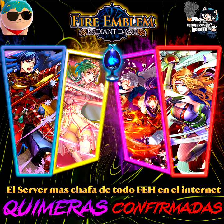 ¡QUIMERAS DE RADIANT DAWN CONFIRMADAS! 
Bueno, lo predecible, combinaron a la Elincia con el banner ninja de Radiant... no esta mal pero esperaba ver a la nogia gato de jalowin por aquí :( en fin, es una galería decentona