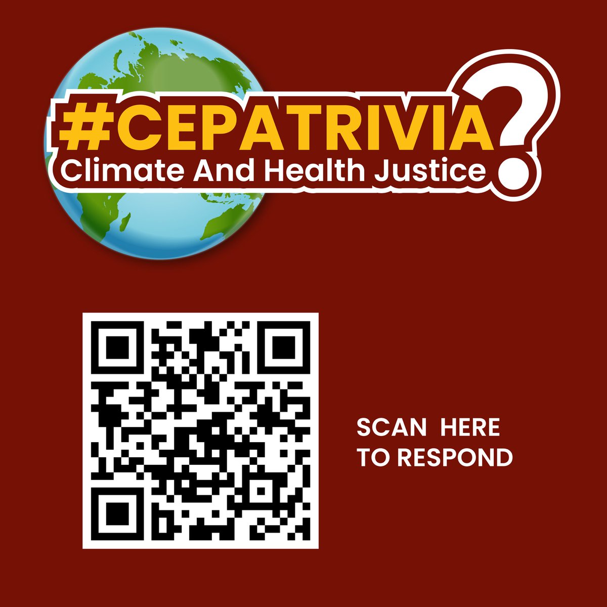 centre4policy's tweet photo. 🌍💡Climate change isn’t just about the environment—it’s about our health, too. 

Think you know the connection? 
Take our quiz &amp; see how much you score.

🎯 https://t.co/Bsi1sioTZp

#PublicHealthPolicy #CEPAProgramming https://t.co/hNMcLjMmUh