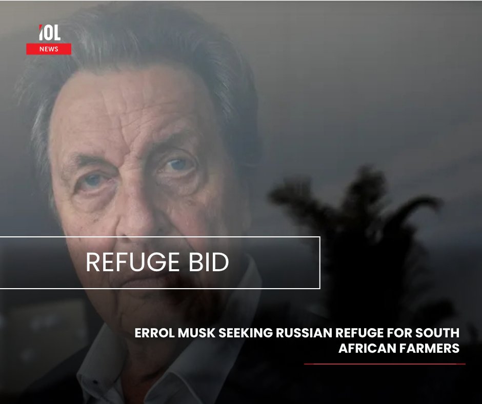 IOL's tweet image. The father of tech billionaire Elon Musk is working on a project to provide refugee status in Russia for South African farmers, he has told AFP, in a project similar to one by the US government.
#news #ElonMusk #father #ErrolMusk #project #farmers #refuge #status #Russia
Read on