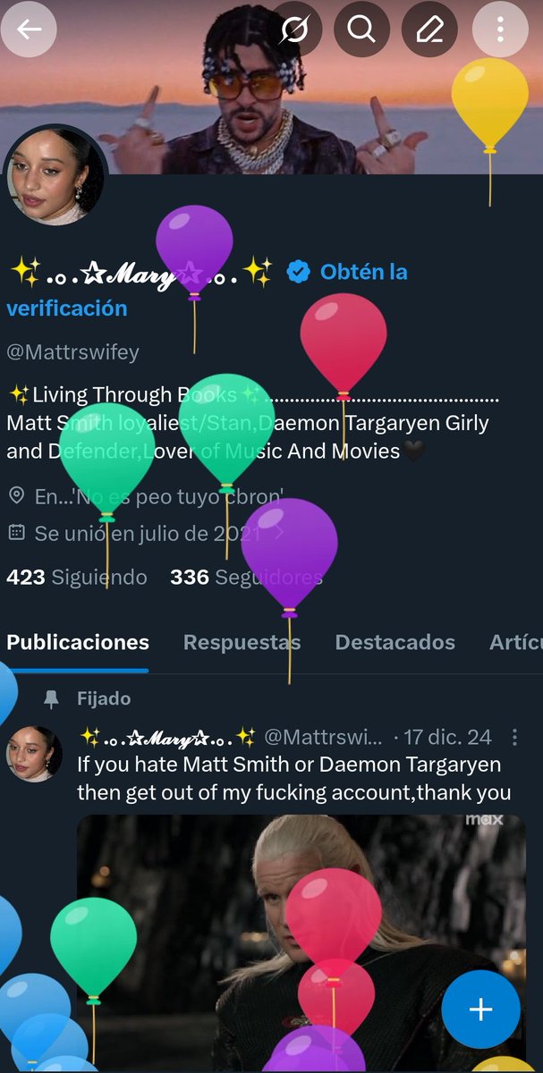 Ballons for my birthday✨💋