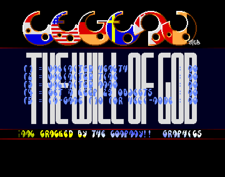 CracktroBot's tweet image. Mountain Bike Racer (1990) - Crack: Ikari + Talent + Excalibur - Trainer: +2 - #Commodore64
Hunter (1991) - Crack: The Company (CPY) - Trainer (+5): Legend (LGD) - #Amiga
Robotron (1988) - Crack: Sphinx - #Commodore64
Shblib and Cheese (1997) - Crack: Da Laxatives - #Commodore64