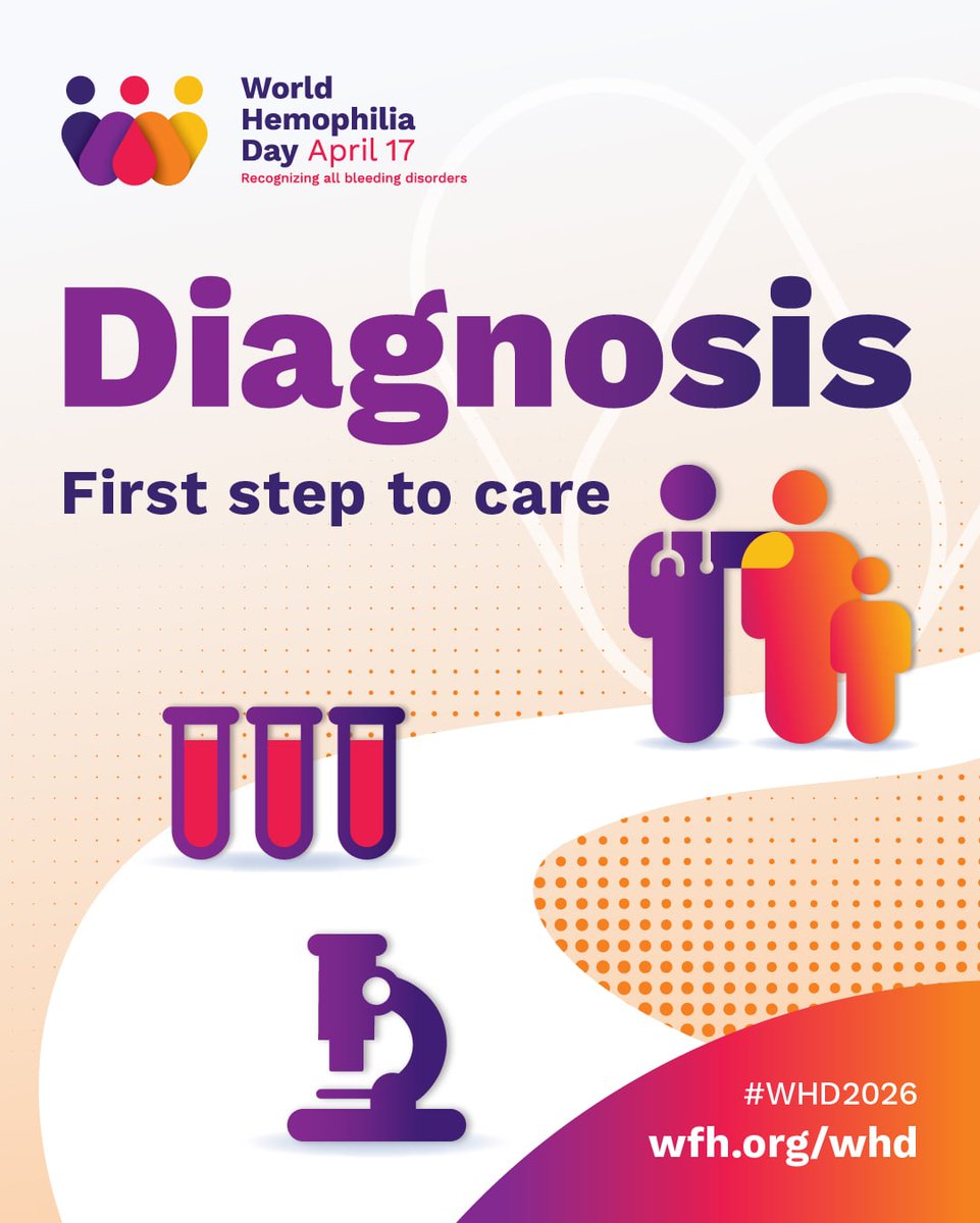 PartnershipSWK's tweet image. #Southwark

World Haemophilia Day raises awareness of haemophilia and other inherited bleeding disorders. 

This year’s theme highlights the importance of diagnosis, an essential first step in treatment and care.❤️‍🩹

#WHD2026
