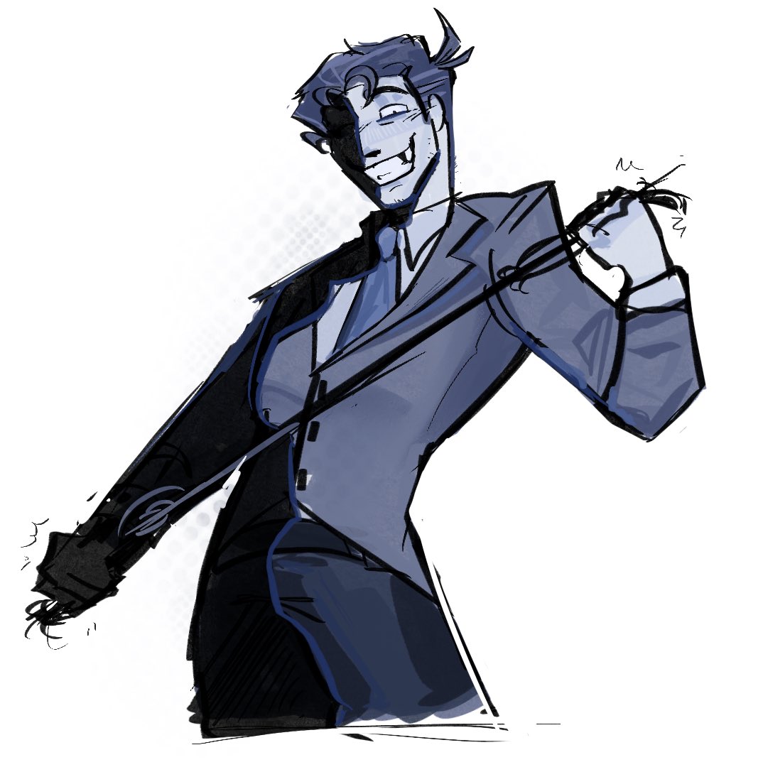 oncorcaprinae's tweet photo. fanart for @bunnygirl2101 ‘s life changing murdermedia fic ims https://t.co/qOLWi34ZEc