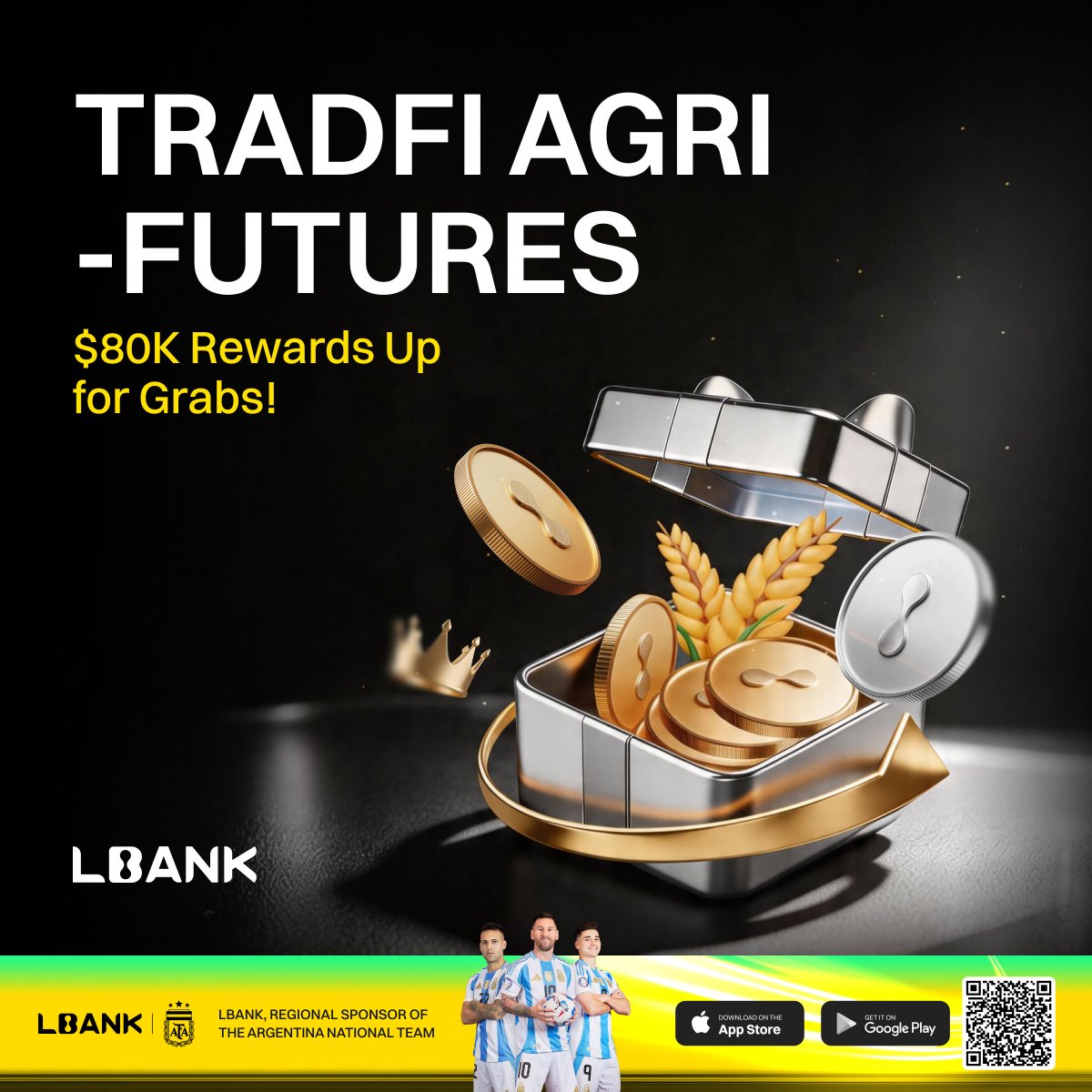 LBank_Exchange's tweet image. You’re not just trading crypto anymore.

You’re trading real-world markets 🌾

Agri futures just hit LBank
$80,000 waiting to be claimed 👇
lbank.com/event-new/1000…

#LBank #Futures #CryptoTrading
