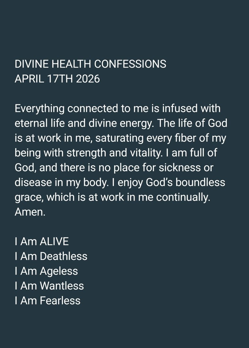 LadyAndrea_IO's tweet photo. #DivineHealthVoucher
The only daily dose without any side effects; guaranteed to work.
#GodsWordIsMedicine
#GodsWordIsTruthAndLife
#GodsWordNeverFails https://t.co/muairqVwrN