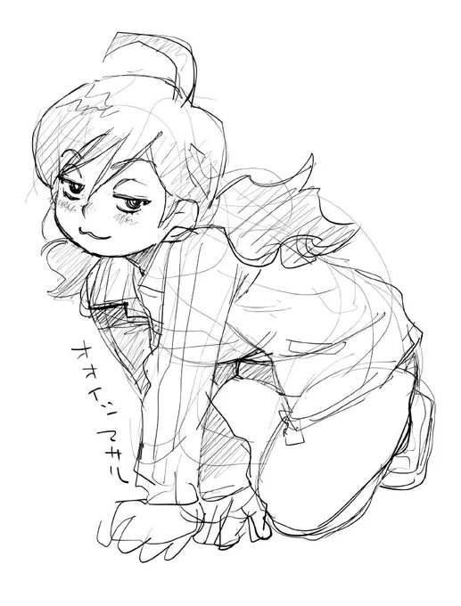#頬の斜線は必要だと思った人は無言で絵を貼る 