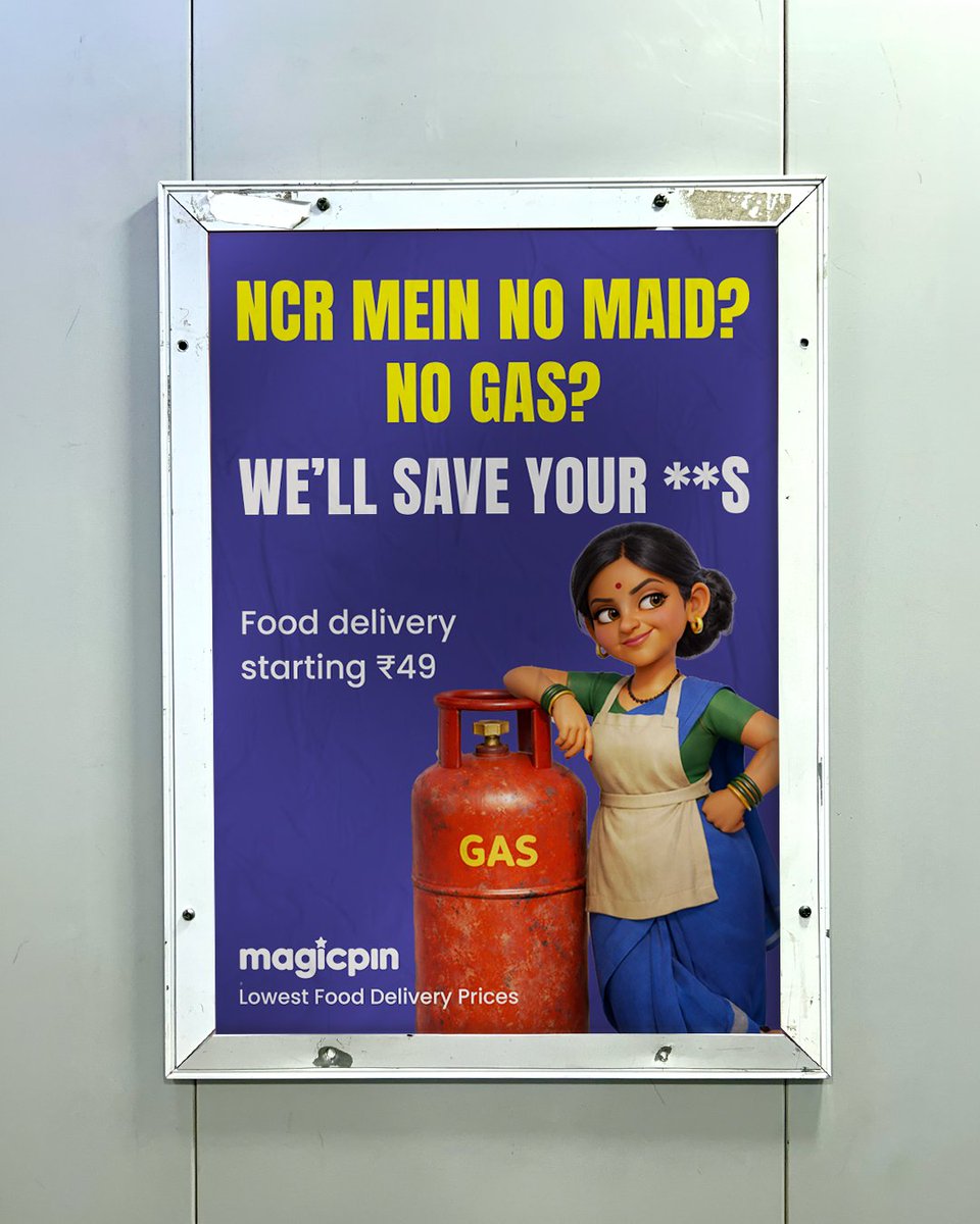 Delhi NCR maids have gone out to cast their vote 🙌

Ad spotted in society lift, interesting take by the brand👍
