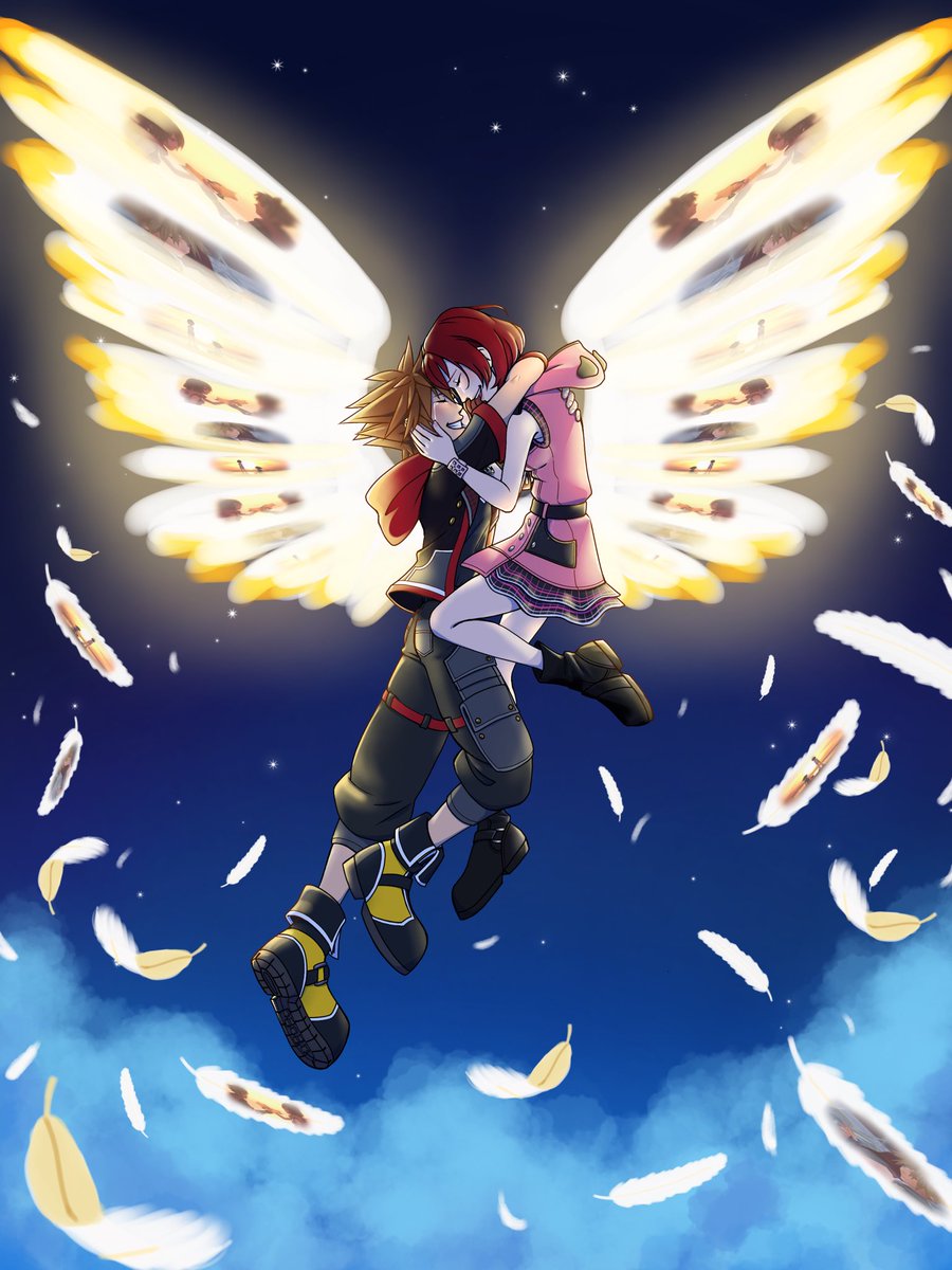 Homemade_Apple's tweet photo. 2020 vs. 2026 

Thank goodness I’ve improved! 

#kh #kh3 #kingdomhearts #kingdomheartsIII #sora #kairi #oneheart #remind https://t.co/35dQ9KEtjX