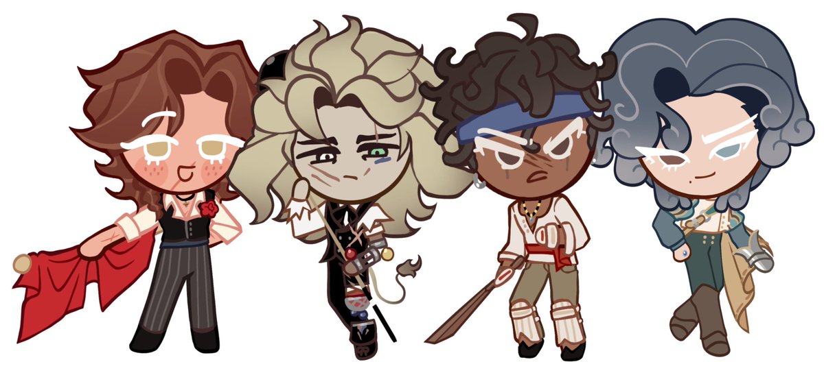 quynn0121's tweet photo. All of the idv cookies I've made so far!! #identityv #cookierun https://t.co/nsp615QwoN