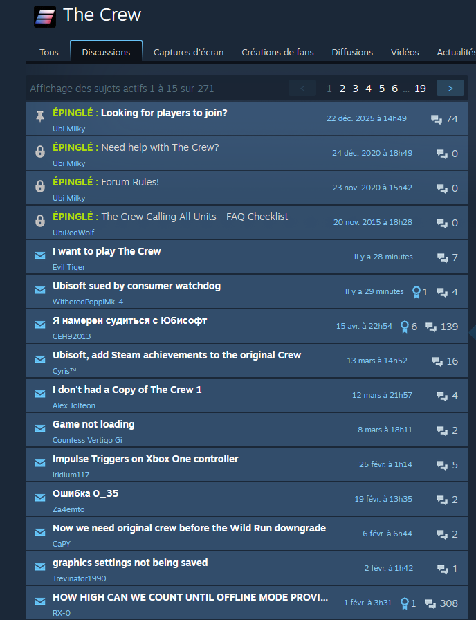 zaddum's tweet image. Et pour les gens qui ont The crew sur  steam il y a une solution et merci à ces personnes ;). #Thecrew #Ubisoft