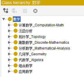 计算机与数学密不可分！

这里我使用本体模型整理了主要的数学领域分支，目前是第二版，分享给大家！

可以到这里进行可视化浏览：
service.tib.eu/webvowl/#iri=h…

会持续更新并连接更多的本体。

#ontology #owl #rdf #math #knowledge #本体 #本体论 #protégé #protege #webvowl #share #computer