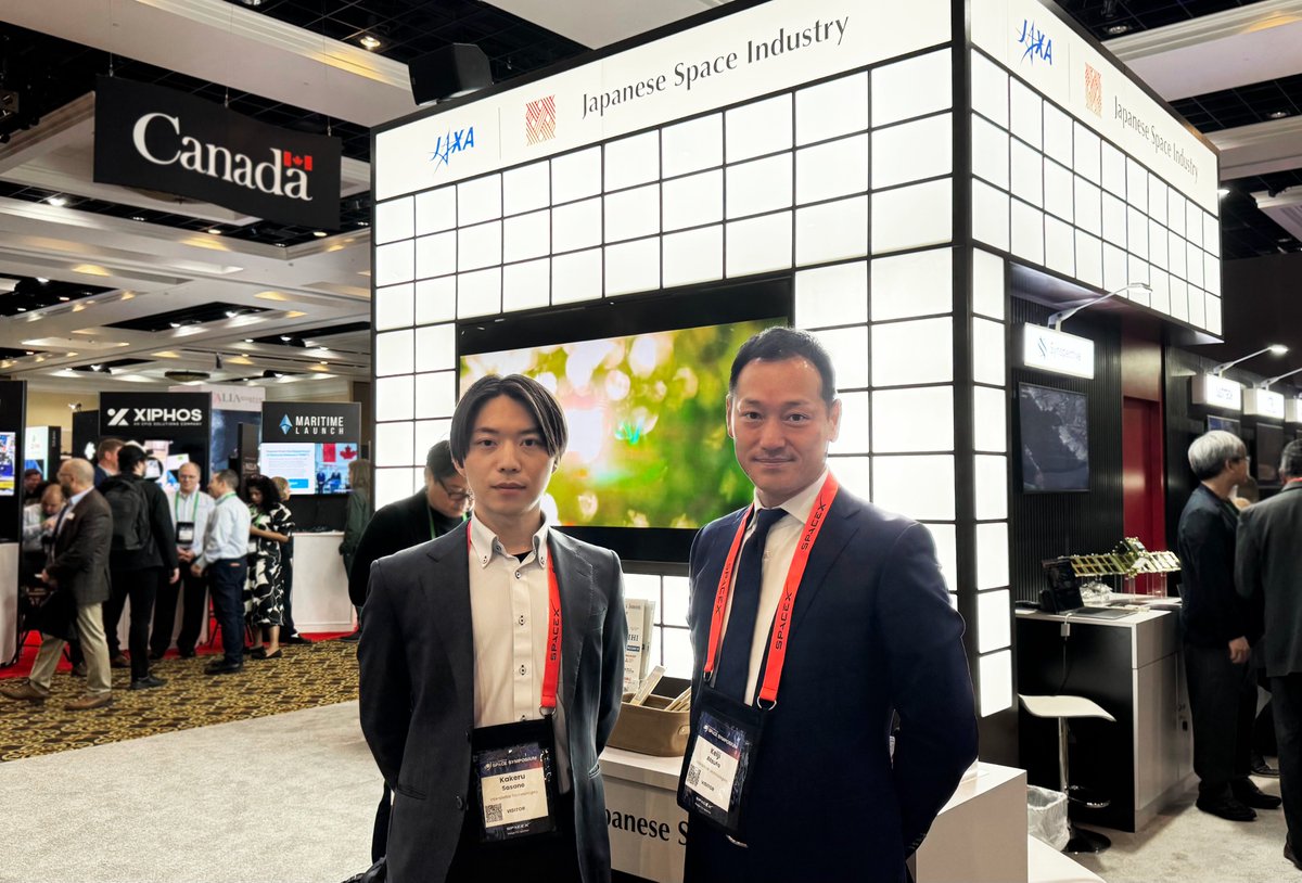 natsuroke's tweet image. ／
Space Symposium を終えて🚀
＼

米国コロラドスプリングスで開催されたSpace Symposiumの3日間が終了しました。
ブースにお立ち寄りいただいた皆様、そして現地でお会いした多くの方々に心より感謝申し上げます。また、日本の宇宙産業ブースを企画していただいた #JAXA
