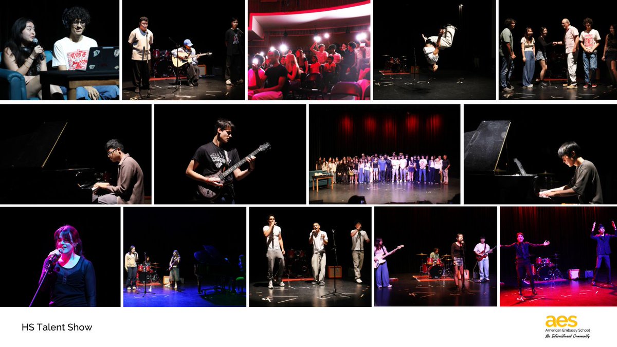AESDelhi's tweet image. 🎭 Curtain call for our HS students! Our recent talent show was a celebration of creativity, confidence, and community ✨

#AESDelhi #InternationalSchool #HSTalentShow #HighSchool #AESCommunity #JoyfulPursuitOfExcellence