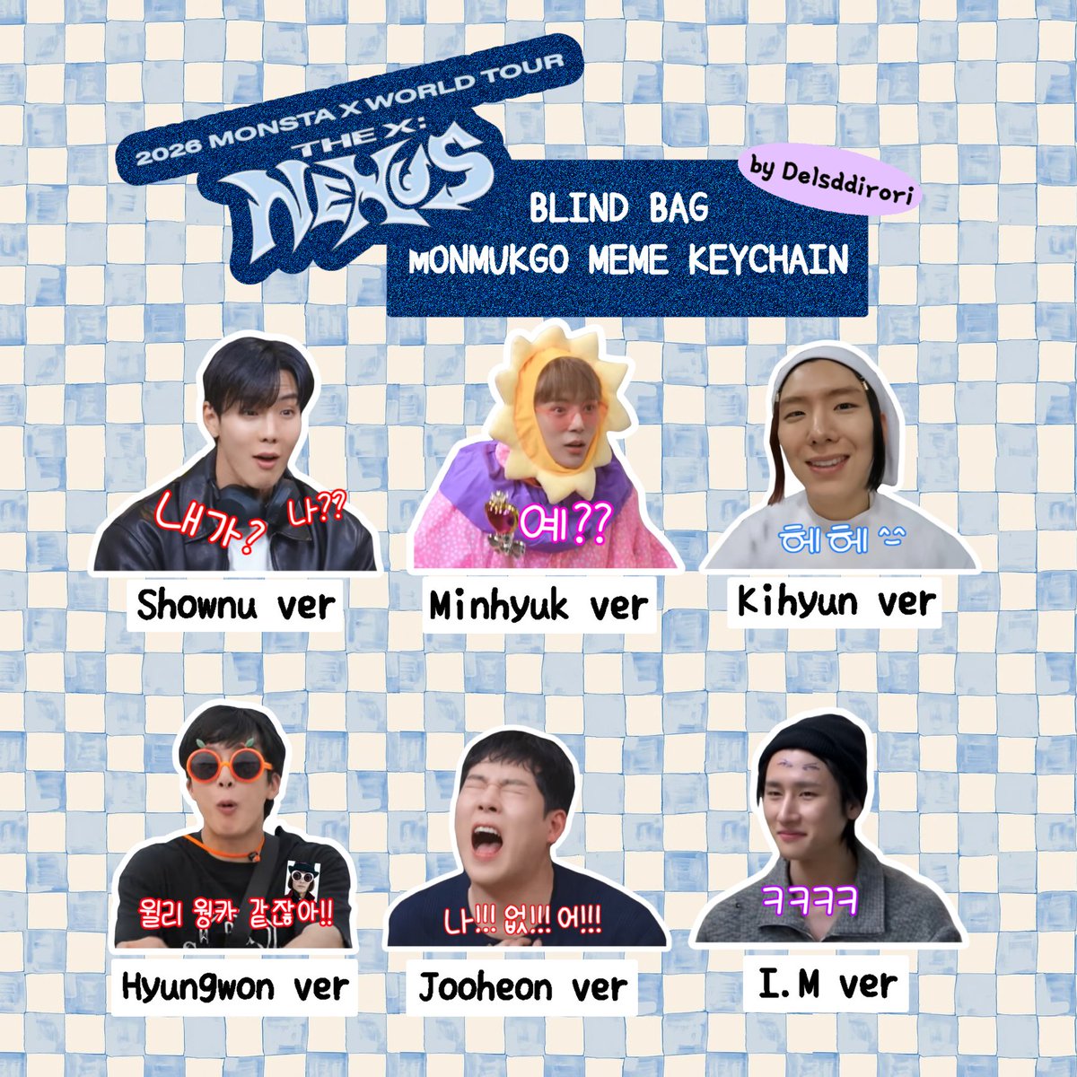 ✨FREEBIES NEXUS IN JAKARTA✨
Monmukgo meme keychain by Delsddirori

📍Kota kasablanka
🗓18 April 2026
⌚Jam 11an

Ini blind bag yaa hihi😆
Syaratnya yg pasti monbebe yg sayang semua member 🩷

Monbebe yg ketemu aku nanti bisa lgsg ambil sendiri azaa
See u besok 😘