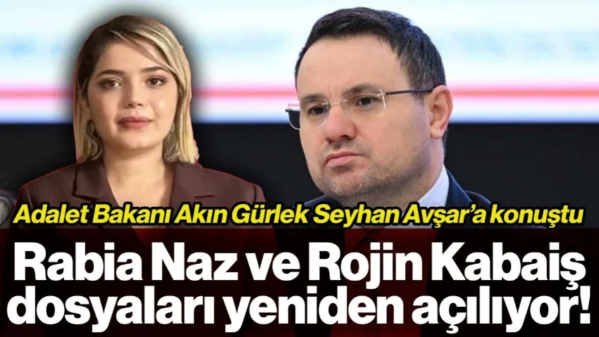 📌 Adalet Bakanı Akın Gürlek Seyhan Avşar'a konuştu

⁉️ Gülistan Doku dosyası neden yeniden gündeme alındı? Soruşturma hangi aşamada? Bu dosyada gerçekten yeni bir ifade var mı?

🗣️ "Faili meçhul kadın ve çocuk dosyalarının üzerine titizlikle gideceğiz. Böylesine hassas