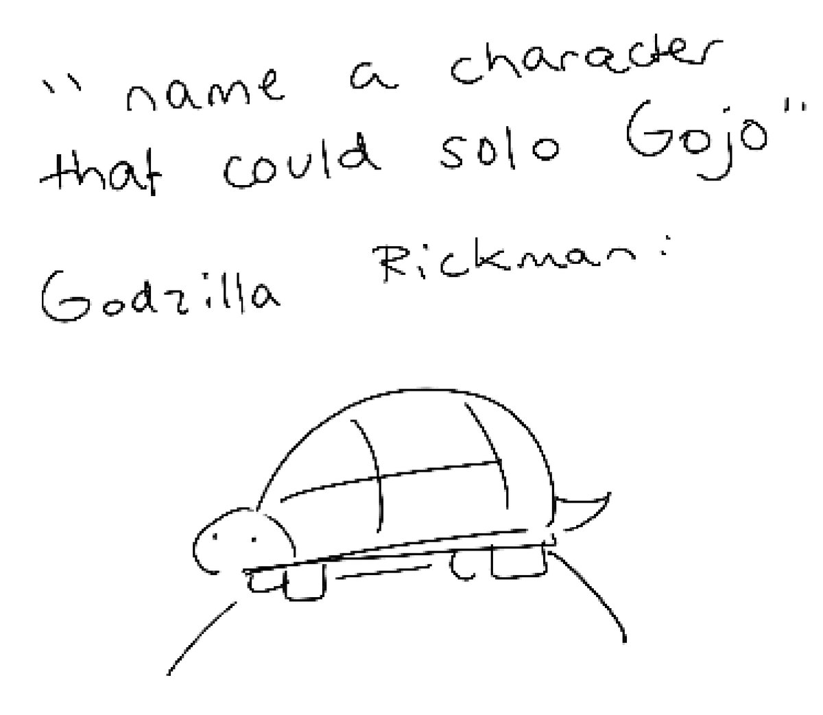Mystery_M_T's tweet image. Spike is allergic to any animal with fur

I’m obsessed with Godzilla (the tortoise) also this isnt a comic it’s just a ton of doodles in one go

#oc #doodle