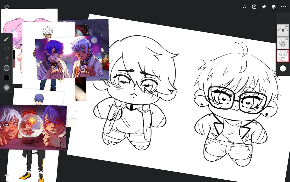 DoggoDraw's tweet photo. Working on Mammon and Levichan plushie!!!!! ಠ⁠﹏⁠ಠ
#Obeyme #obeymeshallwedate #mammon #leviathan https://t.co/RHoI1kJx7C