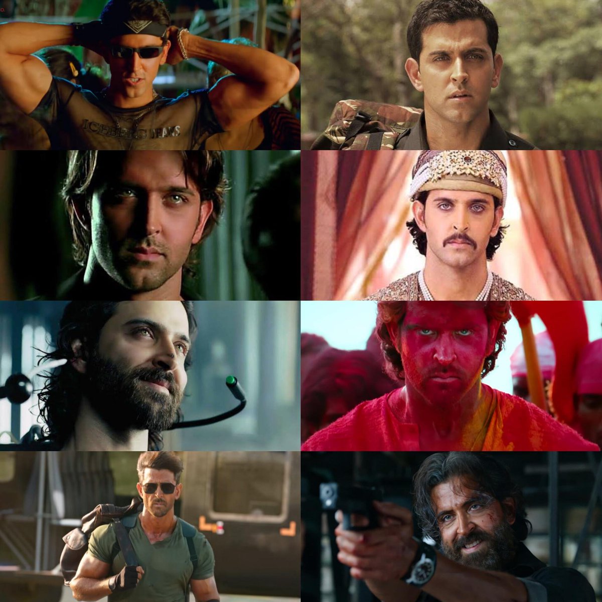 Girish__28's tweet photo. Hrithik Roshan acting range in every movie 👌🔥

Most versatile and best actor of Bollywood 💫

#Hrithikroshan https://t.co/rnYcoP1clJ