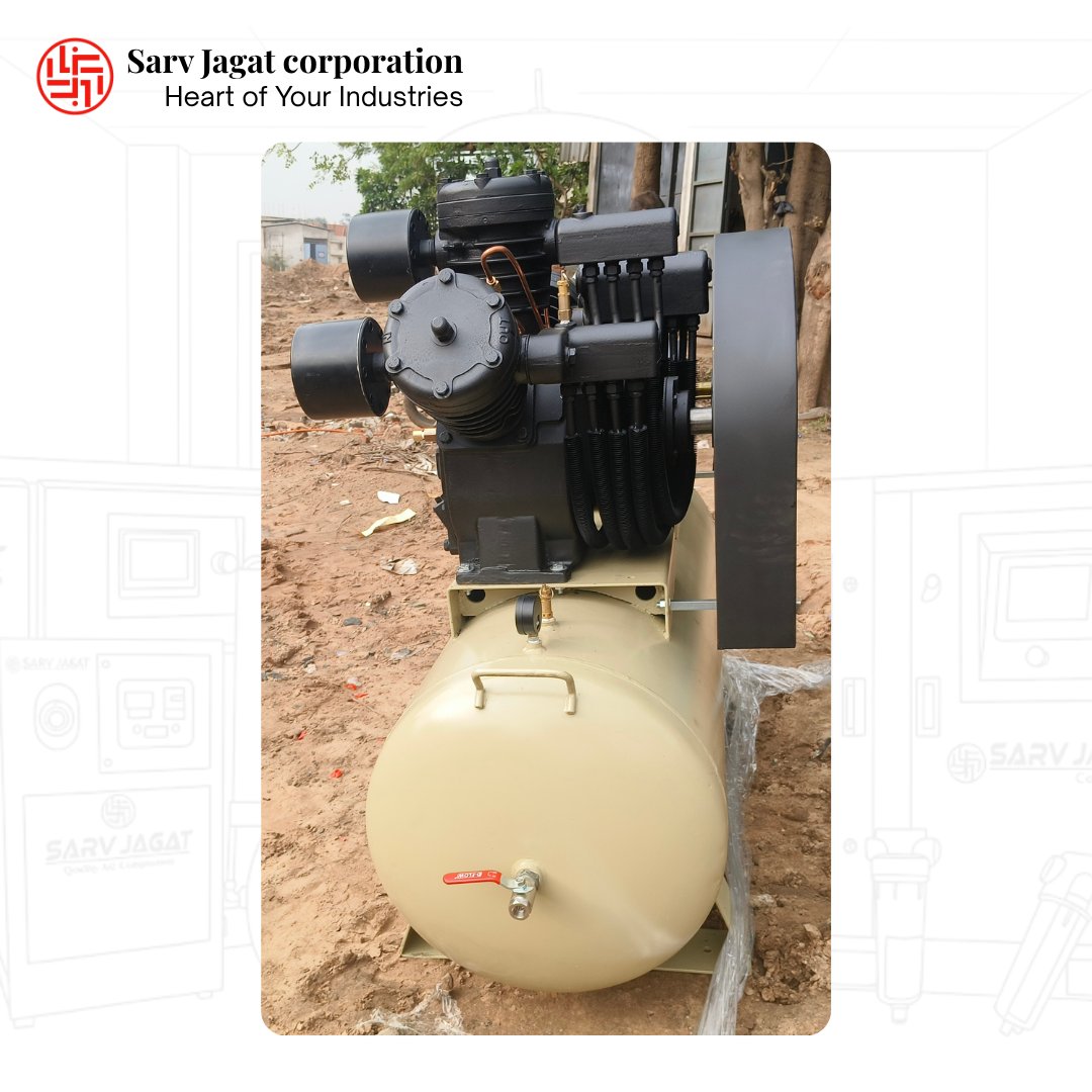 SarvJagat's tweet image. Not just a compressor—this supports your boiler.

SJ 15HP | 115T | Two-stage

Used in boiler systems for:
• Burner air (proper combustion)
• Pneumatic valves (control &amp;amp; safety)
• Instrument air (stable operation)
• Cleaning

#Boiler #CompressedAir #Manufacturing #SJ