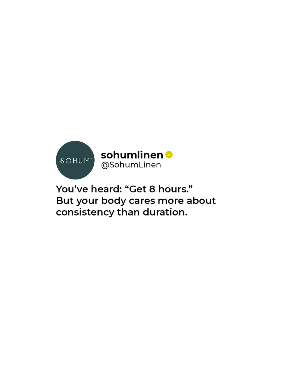 SohumLinen's tweet image. Sleep isn’t about hours, it’s about rhythm. Fix your timing, and let your surroundings ease you into deeper, more consistent rest with Sohum Linen! ✨

Shop now at sohumlinen.com 🛒

#fyp #bedding #quilts #linen #india
