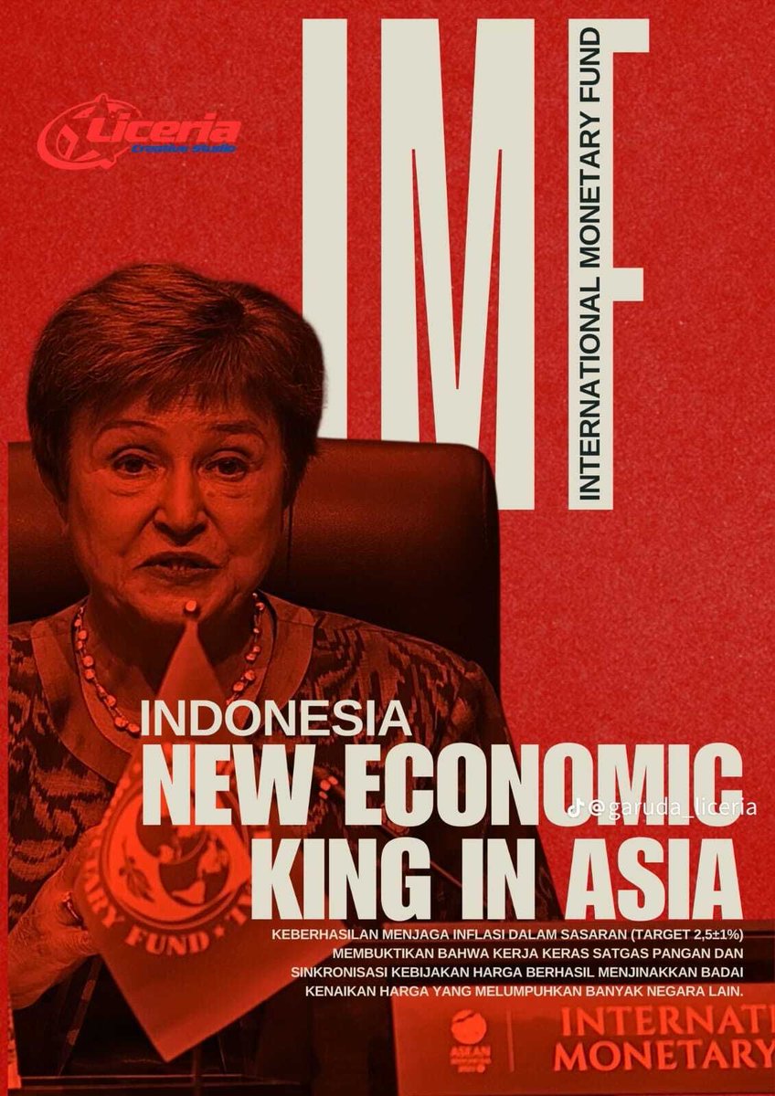 KorbanSMS's tweet photo. Narasi pesimis soal ekonomi Indonesia itu salah besar! IMF aja bilang kita stabil. Ekonomi kita kuat &amp; terkendali, ini hasil kerja keras, bukan kebetulan. Ayo optimis dan rebut peluangnya! #JagaIndonesia #EkonomiIndonesia #PeluangEmas https://t.co/e91Itf8RJI