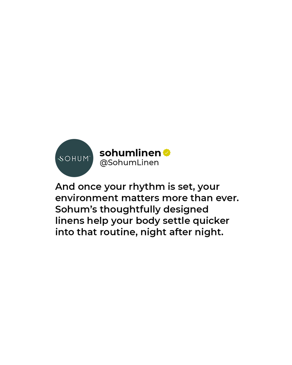 SohumLinen's tweet image. Sleep isn’t about hours, it’s about rhythm. Fix your timing, and let your surroundings ease you into deeper, more consistent rest with Sohum Linen! ✨

Shop now at sohumlinen.com 🛒

#fyp #bedding #quilts #linen #india