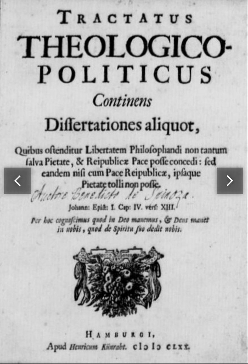 friggieri_david's tweet photo. “In a free state every man may think what he likes, and say what he thinks.” - Baruch Spinoza, Tractatus Theologico-Politicus. https://t.co/0ifZcYLIIW