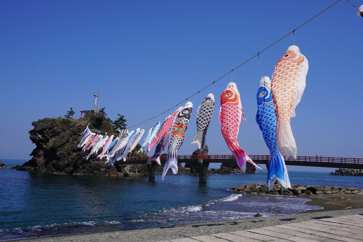 umasaniigata's tweet photo. 【新潟県の鯉のぼりスポット5選🎏】

青空を泳ぐ鯉のぼりは、見ていて壮観な気持ちになれますよね☺️

川沿いにずらりと並ぶものから、山や里山と一緒に楽しめるスポットまで、県内の鯉のぼりスポットをまとめました✨

春のお出かけの参考にしてください！

👉 https://t.co/ZE2lyYxR0i

#新潟 https://t.co/FR1qOhRvey