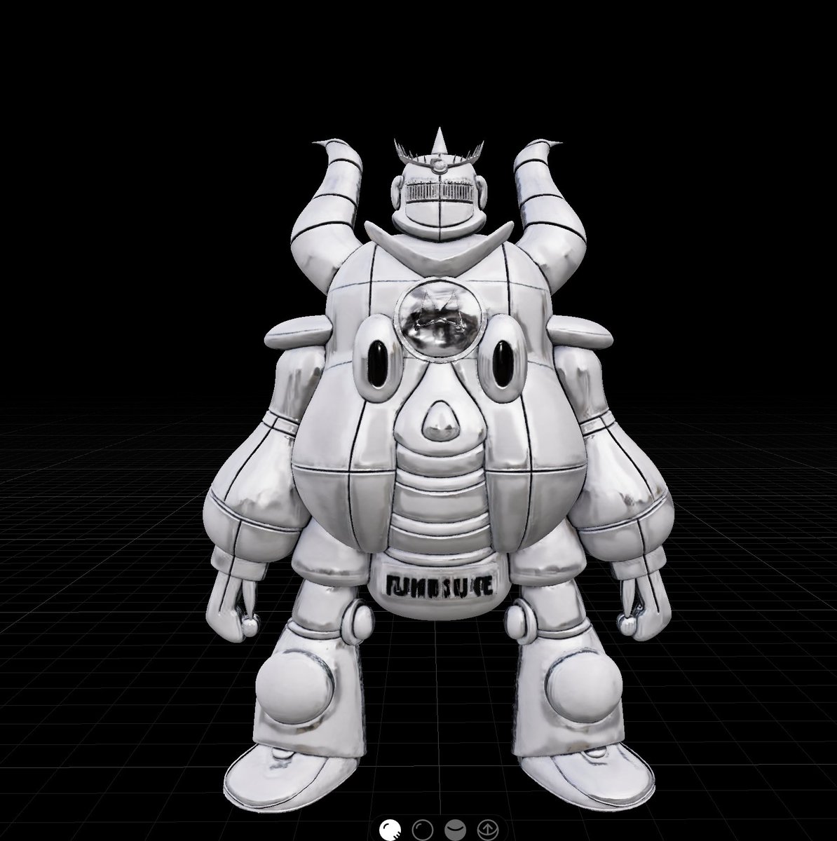 houdenbu's tweet photo. hitem3dっていうやつ使ってみた。正面図だけだと限界あるみたい。パーツは使えそうだけど
最後fireflyで着色。流石の出来 https://t.co/T1wDtZ84Wk