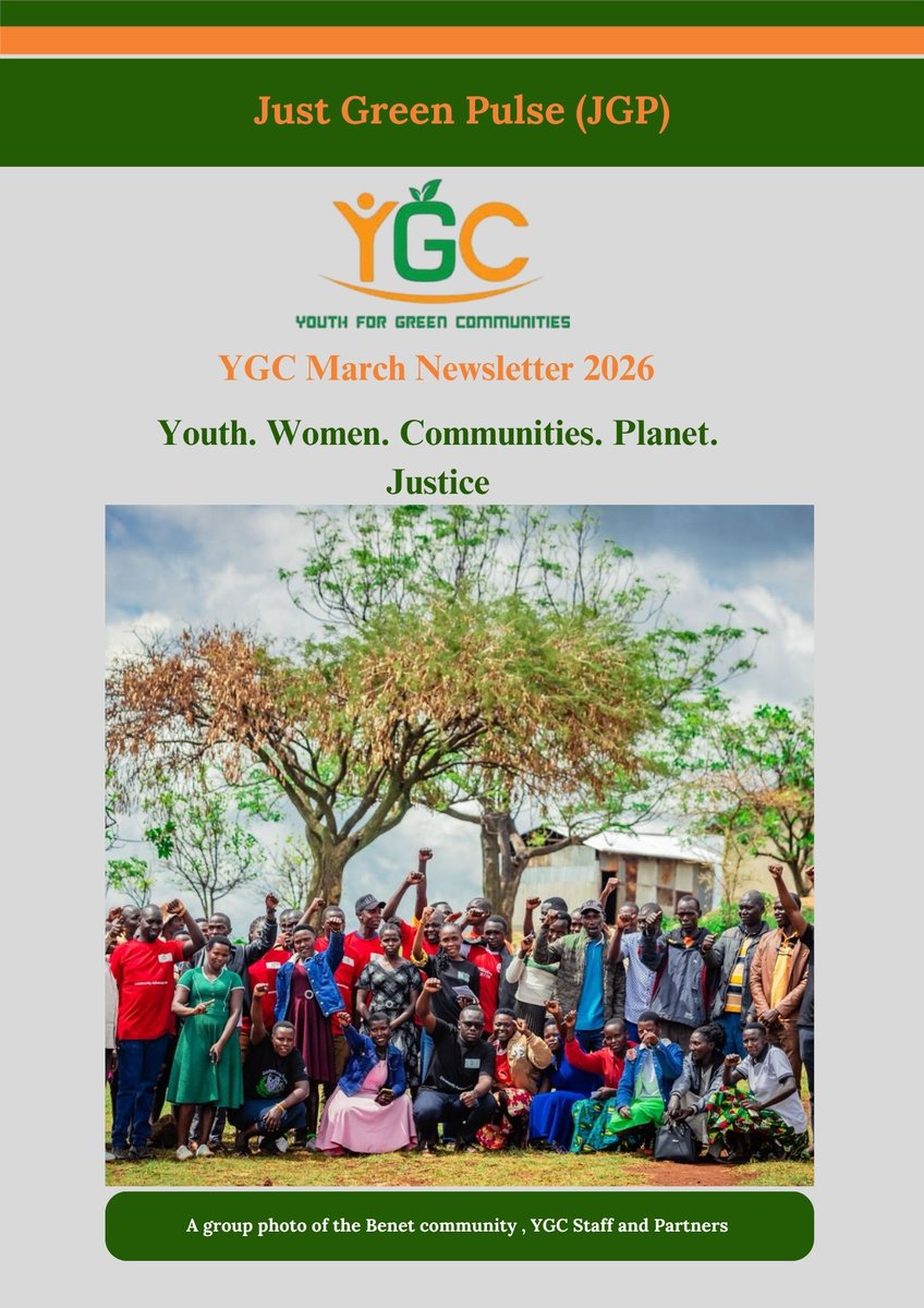 YGCUganda's tweet photo. 📢Our latest newsletter is out!

See how @YGCUganda  is working with indigenous communities &amp; persons with disabilities to strengthen advocacy, leadership and inclusive climate governance.

 Read more &amp; explore the calendar of our upcoming activities👉  https://t.co/64sdq34P8q https://t.co/aL65hV3nKI