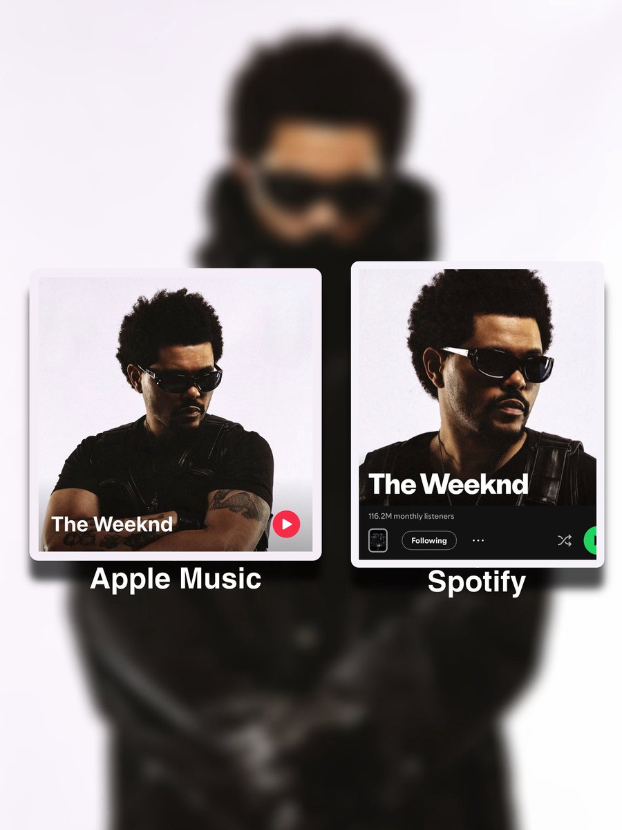 NewsWeeknd's tweet photo. 🚨New era is coming? The Weeknd updated his Spotify and Apple Music pictures. https://t.co/pNuZKGG1li