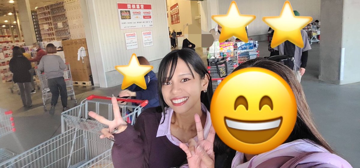 こんにちは！ぬまです🥀
初めてTita とコストコ行きました‼︎
おっきいクッキー美味しかったです🍪