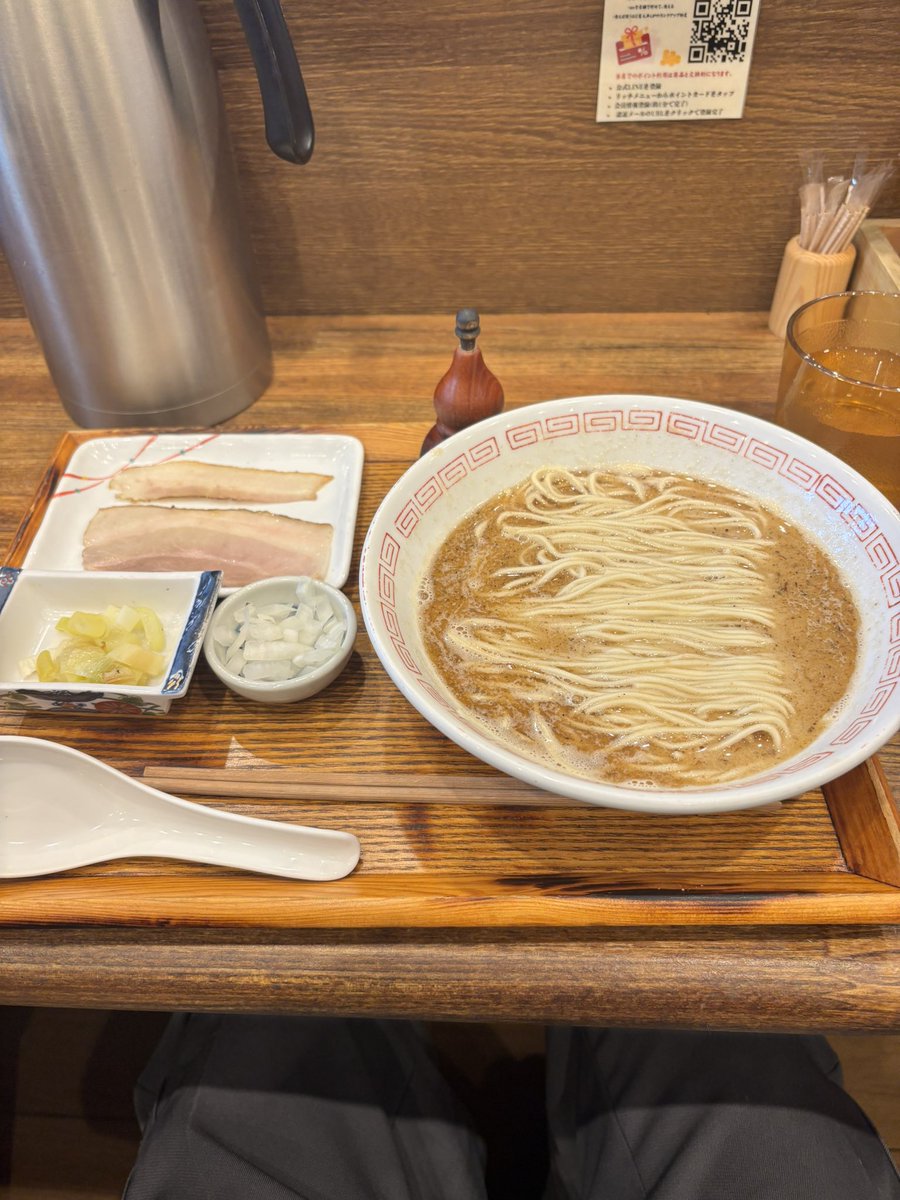 本日のラーメン！
鯖ラーメン！