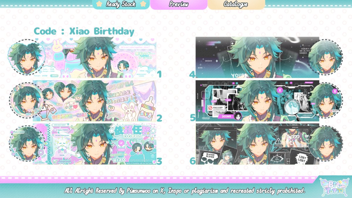 ꒰ help repost sweetling? .. thank-u!

セールス . !?  Hello bitto ada [6] layout XIAO BIRTHDAY nih kak! Bisaa ditake sekarang jugaa dan free Re-Text yaaa~ ayoo jajann  ૮₍˃̵֊ ˂̵ ₎ა  

#zonauang #zonajajan️️ #zonaduit