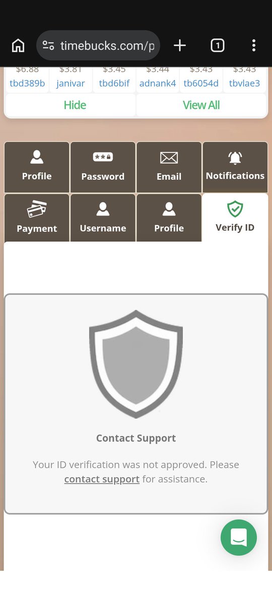 diam32405's tweet photo. @TimeBucks2 How do I solve this to get my pay? https://t.co/7JJPEYw898