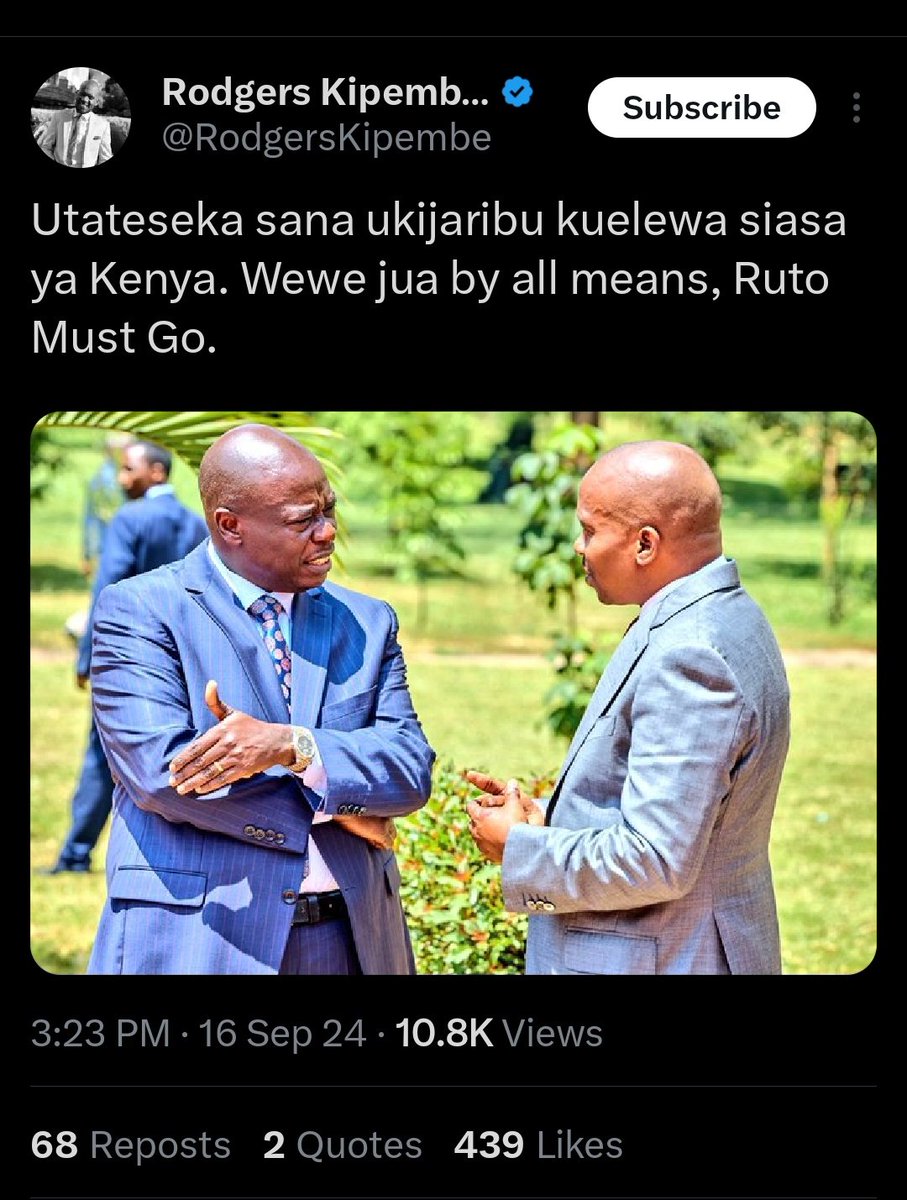 Kinyua CFC tweet media