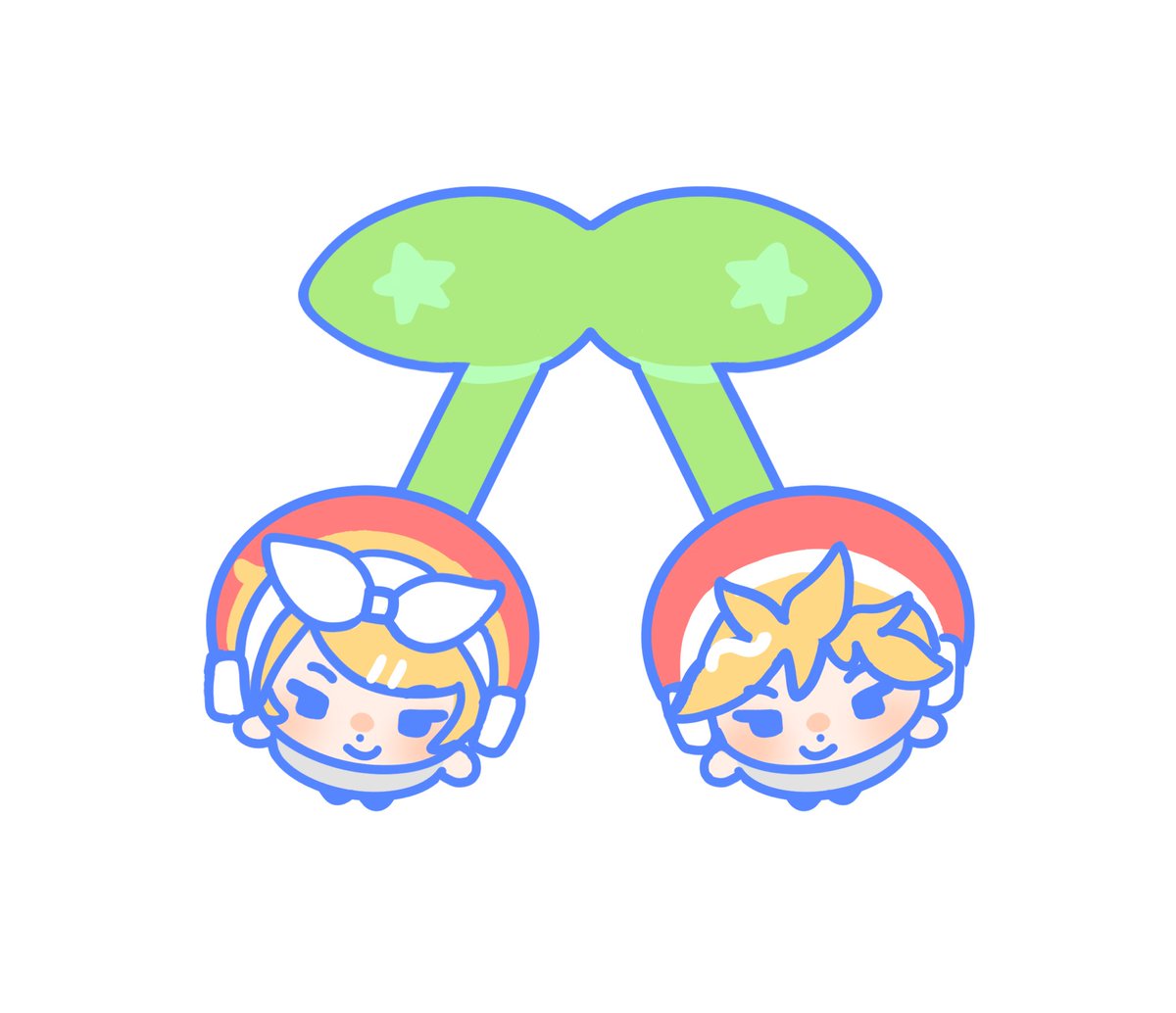 Kaito and rin len cherry too…😖