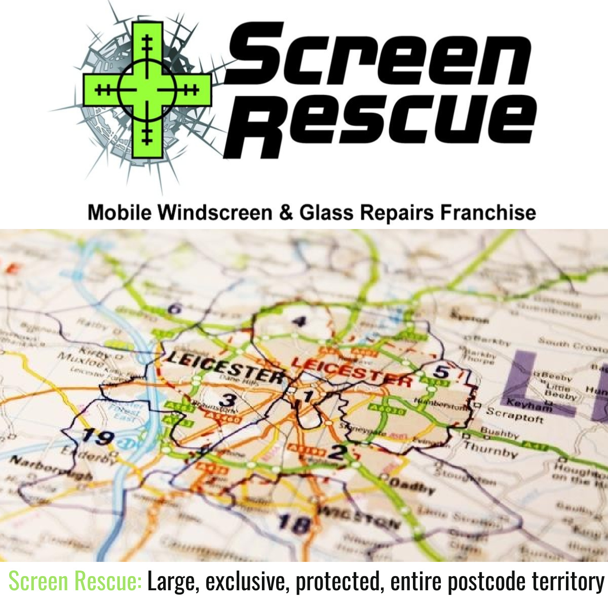 Are you looking to own the entire postcode territory where you live?

Screen Rescue award large exclusive, protected, intact postcode territories, so that you can maximise ALL of the business on your own doorstep💚

Our territories are postcode protected, exclusive and intact –