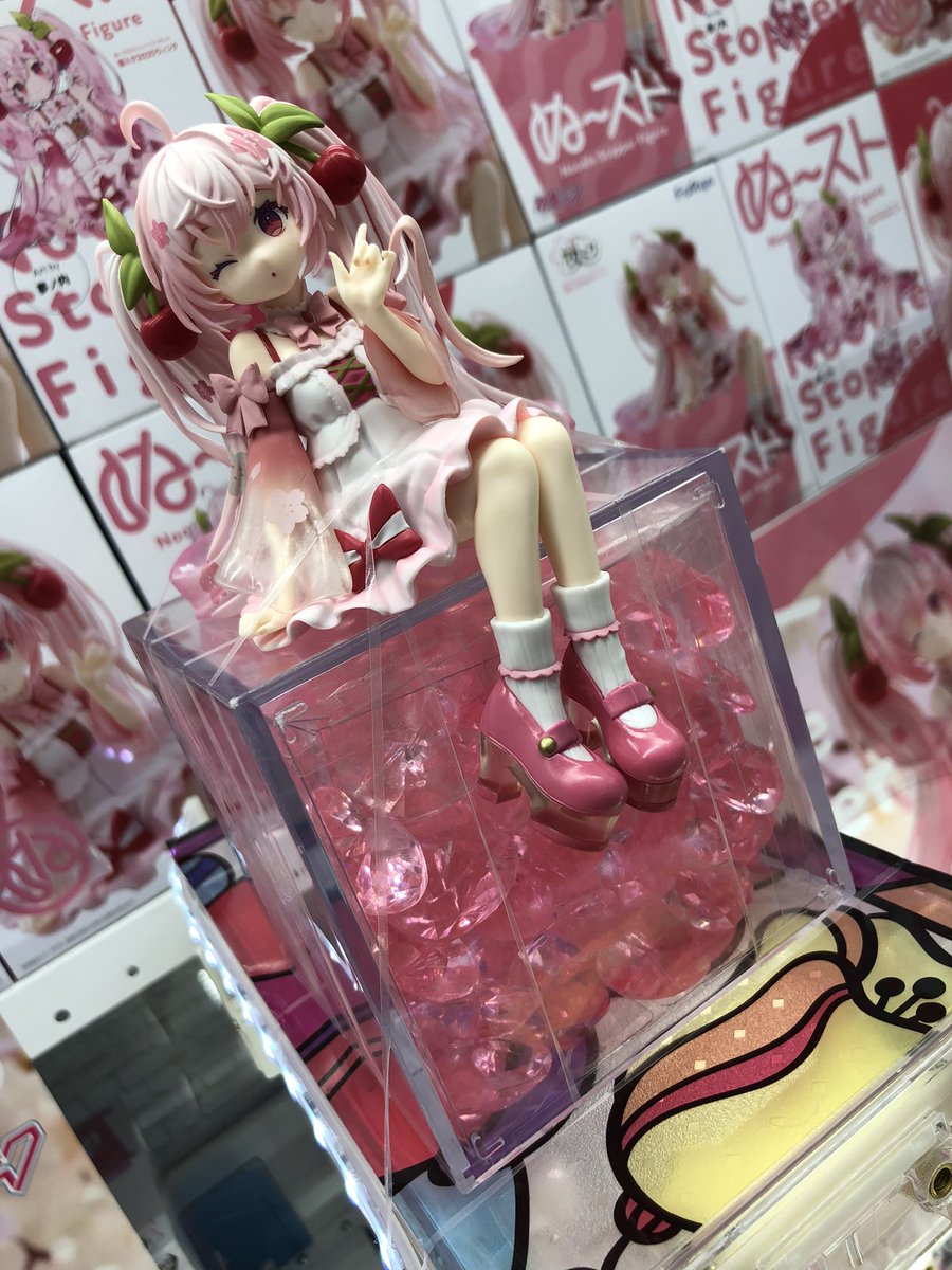 🌸新景品入荷🌸 ぬーどるストッパーフィギュア ぬ～スト から『桜ミク
