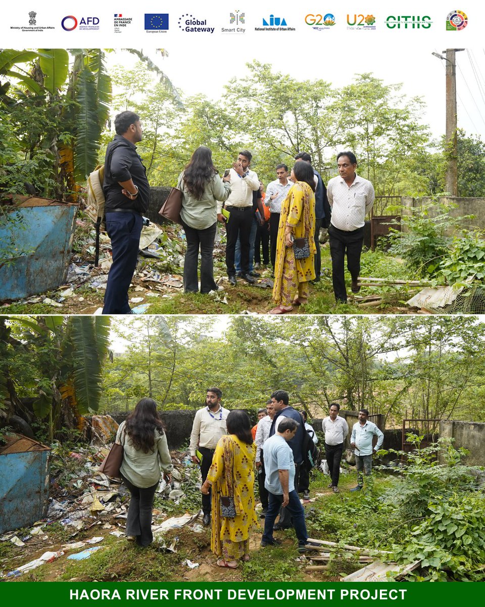 hrfdproject's tweet photo. DAY 1 | AFD Delegates, NIUA and ASCL Officials during their field visit to the Barjala Mechanical Workshop, Chandinamura (South Zone) under CITIIS 2.0.
An on-ground assessment and observations aimed at enhancing efficiency and building a more resilient urban ecosystem. 
 #CITIIS https://t.co/HNGgvJQetn
